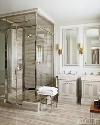 Marble Shower Design steven gambrel via belle vivir