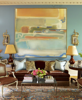Miles Redd, Danielle Rollins's home, living room via belle vivir blog
