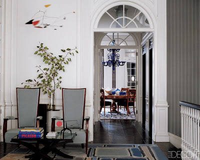 traditional Home with Alexander Calder mobile via belle vivir blog