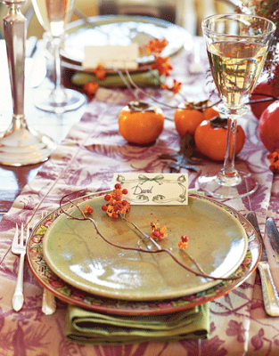 thanksgiving table setting decor ideas