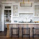 Kitchen of the week: Distressed Wood and Brass