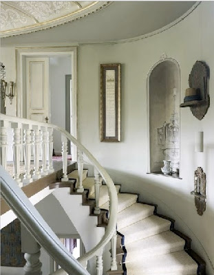 the staircase of a yali in the bosphorus restored in a global chic style via belle vivir blog