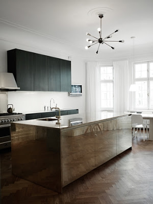 TV in the kitchen, 7 Stylish Ways To Incorporate A TV In Your Kitchen via belle vivir interior design blog
