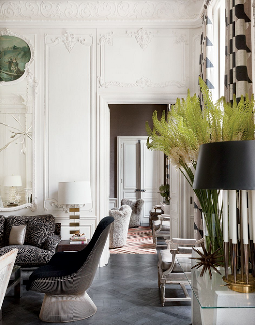 Lauren Santo Domingo paris apartment designed by Francois Catroux via belle vivir blog