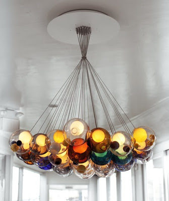 cluster chandelier roundup via belle vivir blog