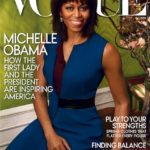First lady Michelle Obama graces the cover of Vogue