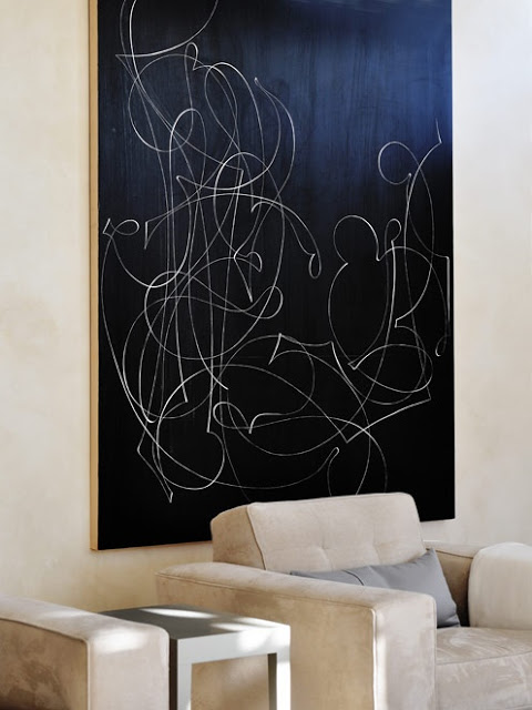 wall art in a home via belle vivir