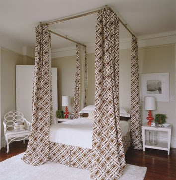 easy canopy bed ideas via belle vivir interior design blog