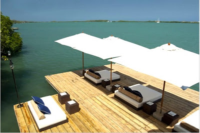 Hotel Agua Baru Island terrace via belle vivir blog