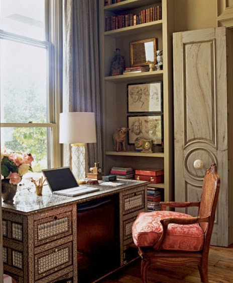 home office via belle vivir blog