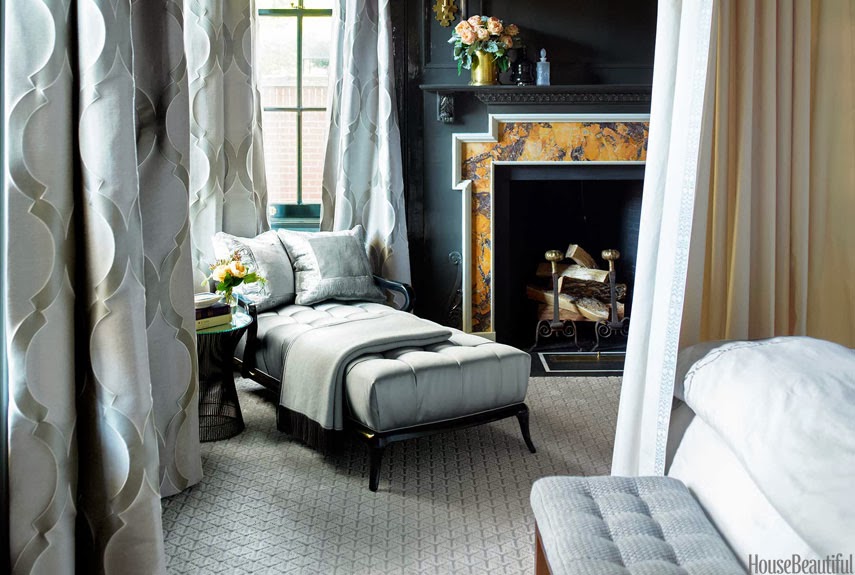Steven Gambrel interior design bedroom via belle vivir blog