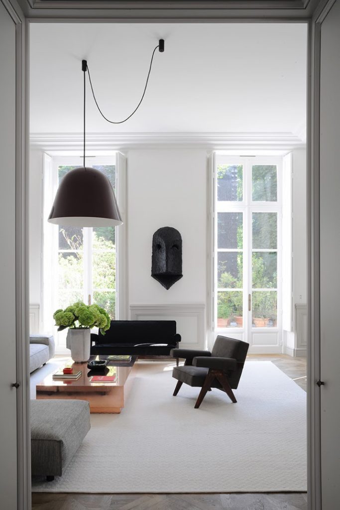 Joseph Dirand, A Paris apartment designed living room by Joseph Dirand