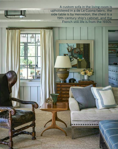 Steven Gambrel Bridgehampton living room, sagharbor belle vivir blog