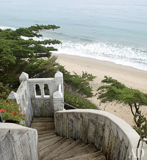  richard shapiro outdoor beach stairs via belle vivir blog