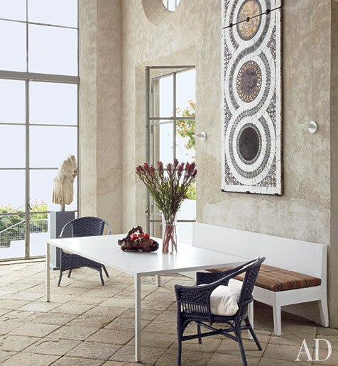  richard shapiro dining room via belle vivir blog