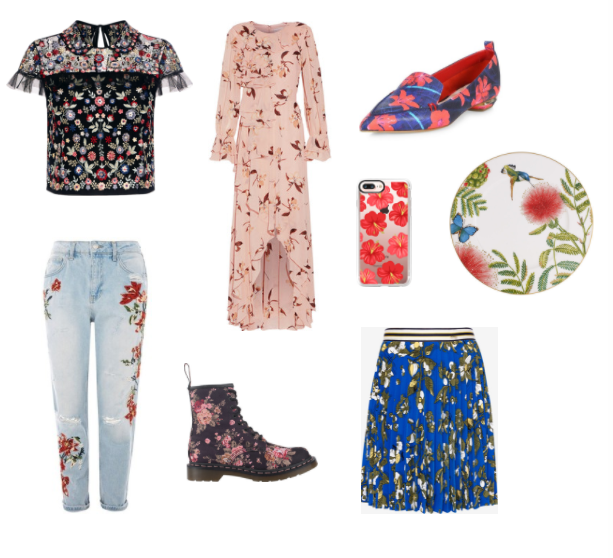 floral fashion pieces for fall 