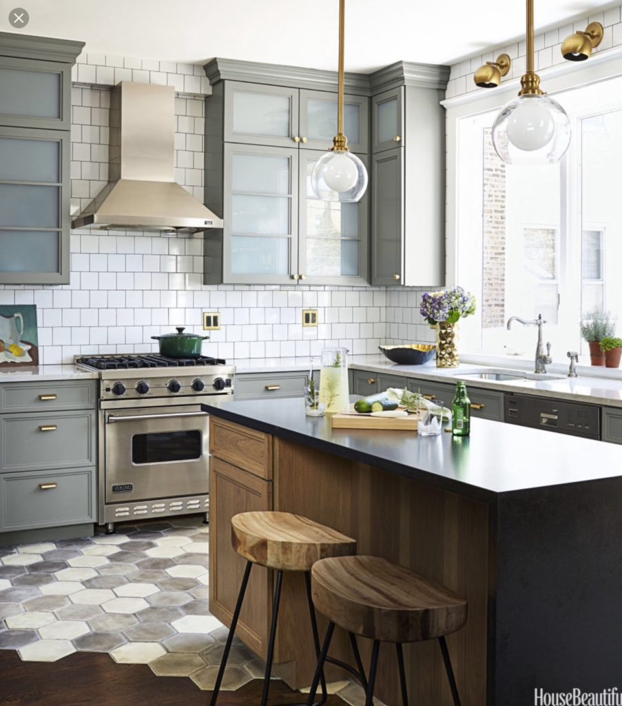 Colorful kitchens, grey belle vivir