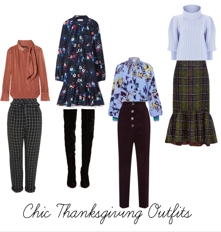 chic thanksgiving outfits via belle vivir