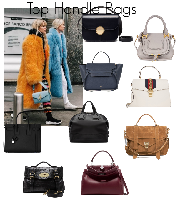 The Best Top Handle Bags For Day Wear, top handle bags roundup via belle vivir