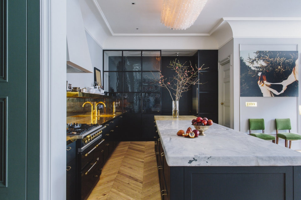 Jenna Lyons's Soho home. kitchen via belle vivir blog
