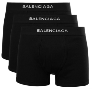 gifts for Men balenciaga three pack ribbed cotton boxer