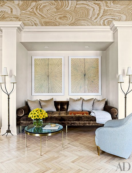 Interior Designer Rafael de Cardenas living room via belle vivir blog