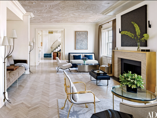 Interior Designer Rafael de Cardenas living room via belle vivir interior design blog