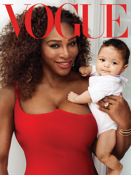 valuable causes to support, Serena Williams and daughter Vogue