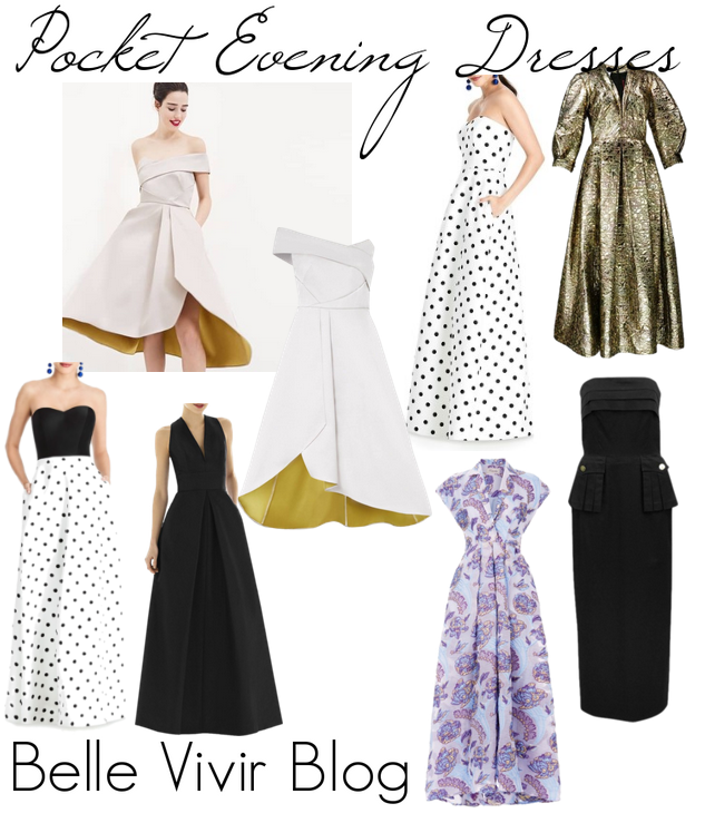 pocket evening dress roundup, pocket dress via belle vivir blog