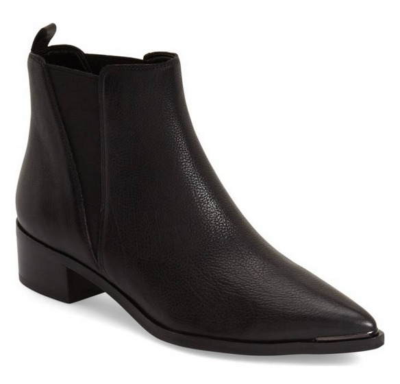 winter-to-spring transitional pieces, ankle boots