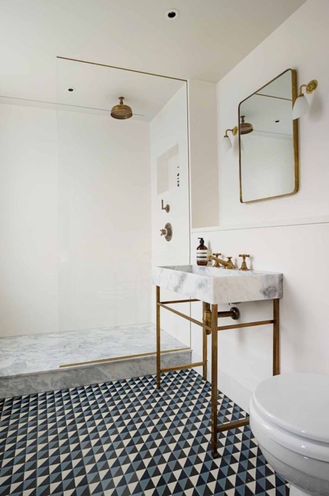 Patterned Cement Tiles, Cement Tile Bathroom