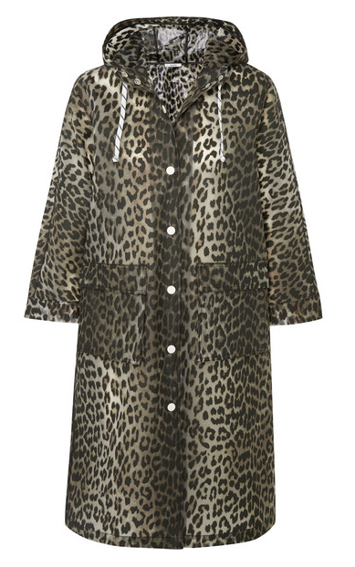 Autumn jacket, Ganni leopard print coat
