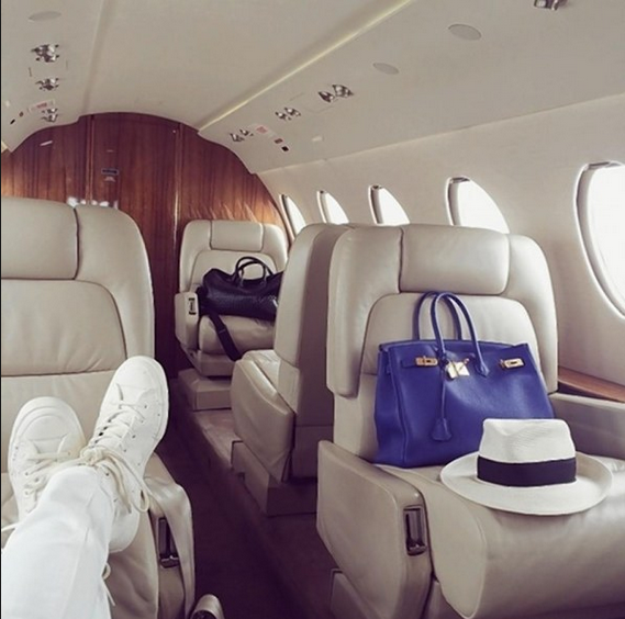 business trip, private jet