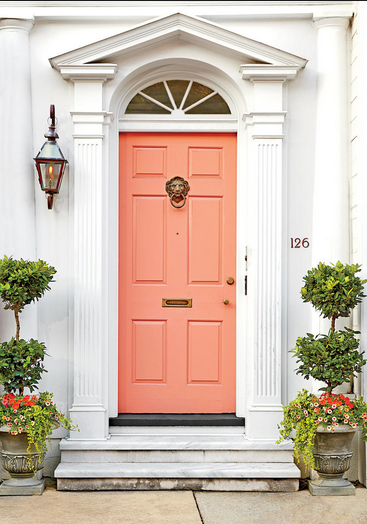 design for Fall, bright front door
