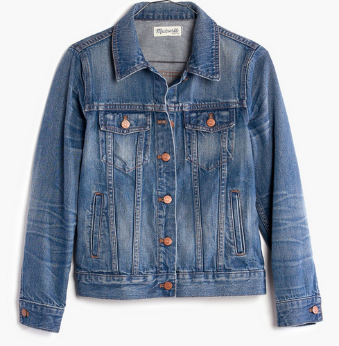 summer-to-fall transition pieces, denim jacket