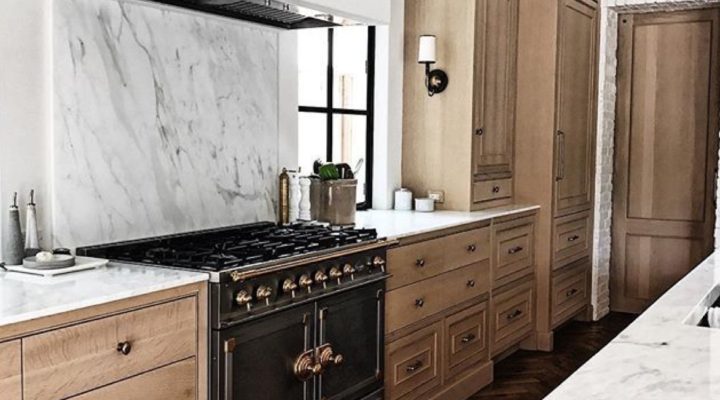 Stained cabinets, timeless kitchens