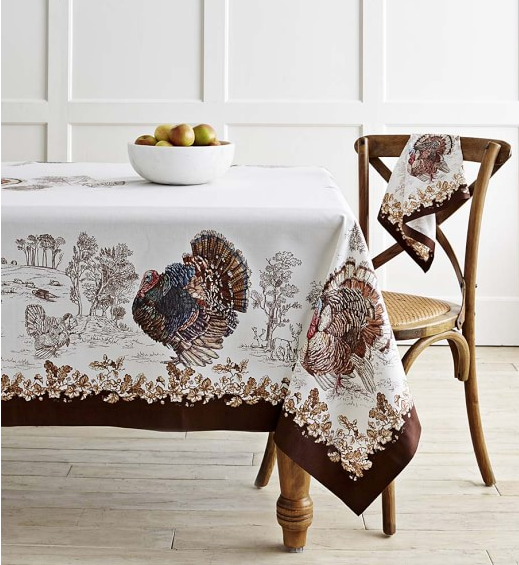 Thanksgiving tableware, tablecloth