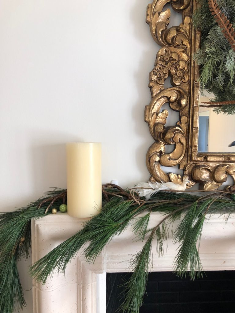 Christmas mantle decoration, Julie Paulino Design