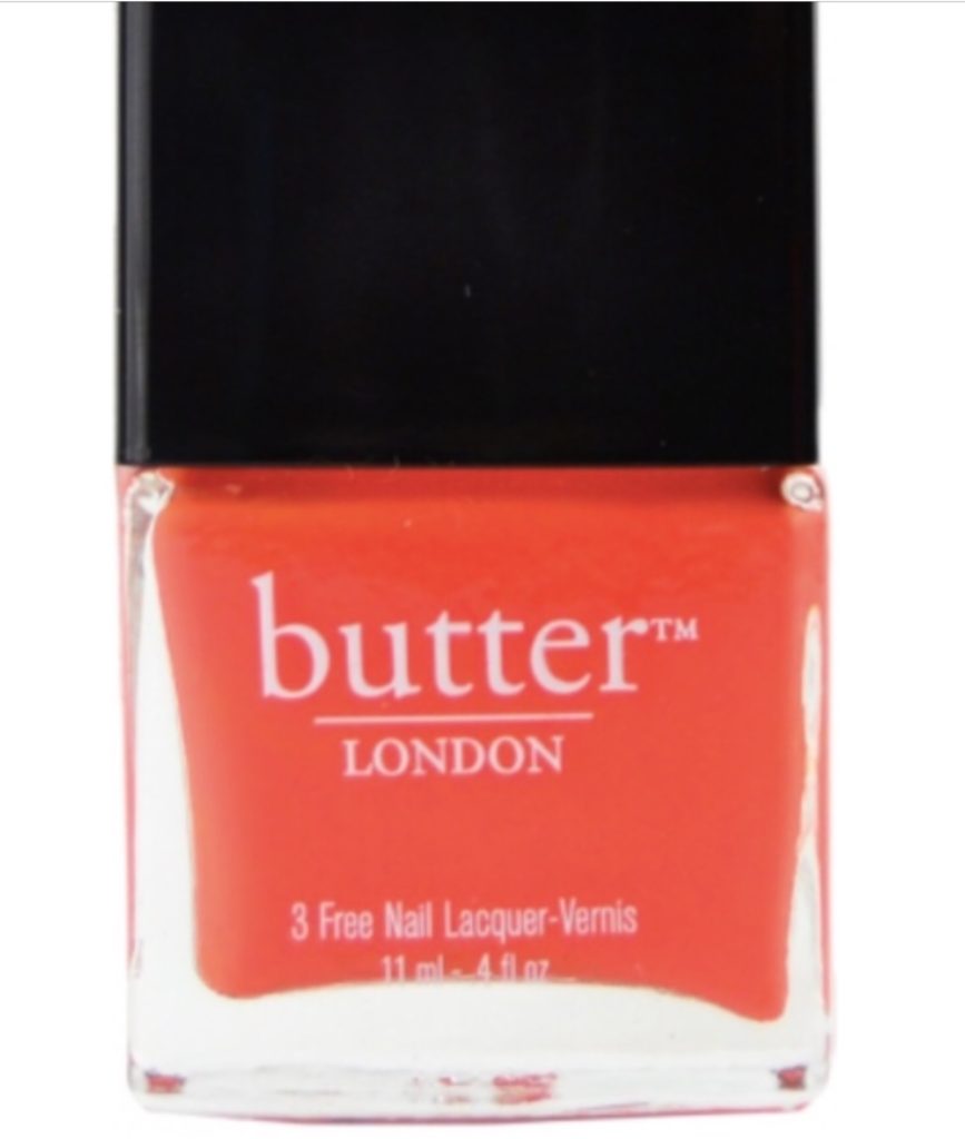 Nontoxic nail polish, butter