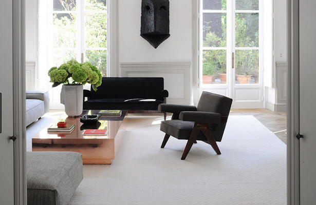 milimalist interior design, living room Joseph Dirand