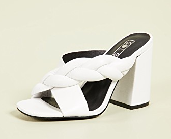 heel white sandals