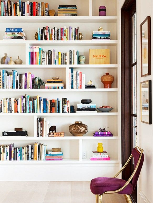 how to style bookcases