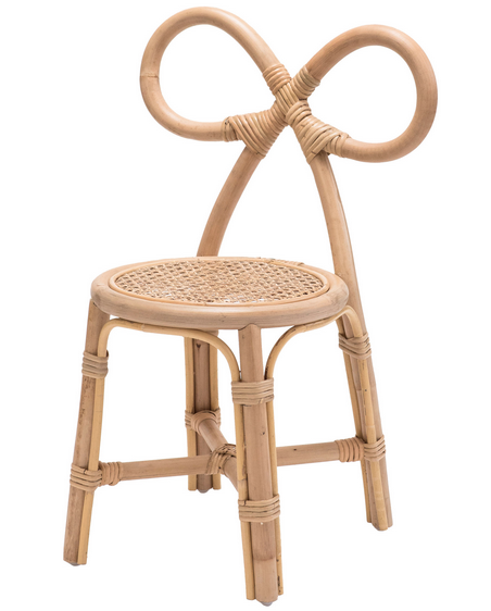gift guide for kids, Poppie toys, toddler rattan bow chair