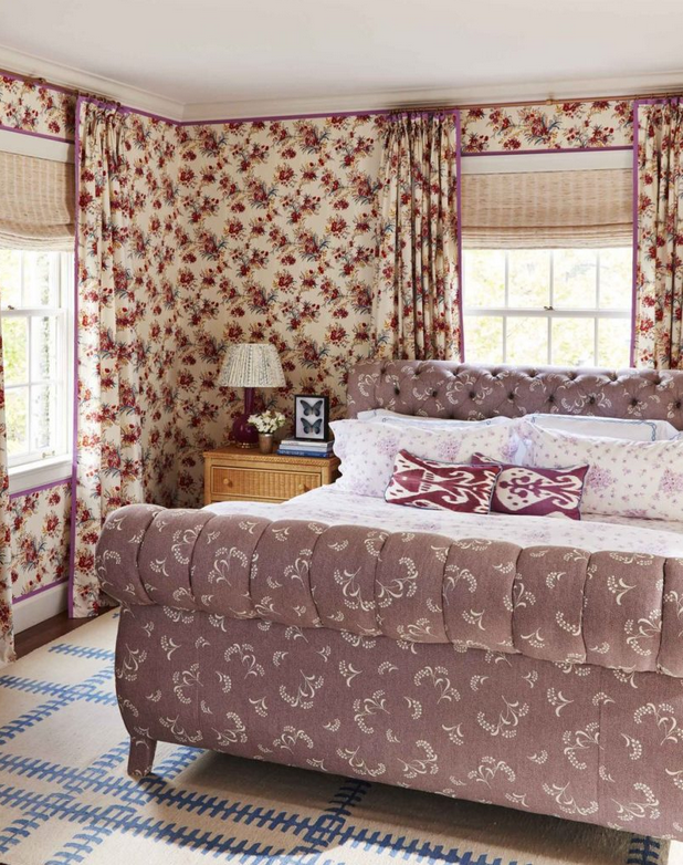 Caroline Gidiere's Alabama Home Veranda pink bedroom