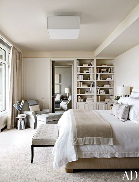 neutral interior design, bedroom decor